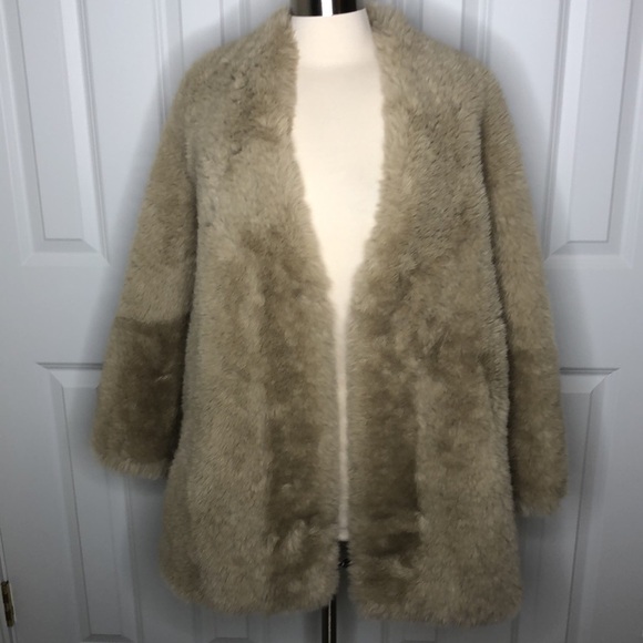 Mango Fur Effect Coat - Picture 9 of 13
